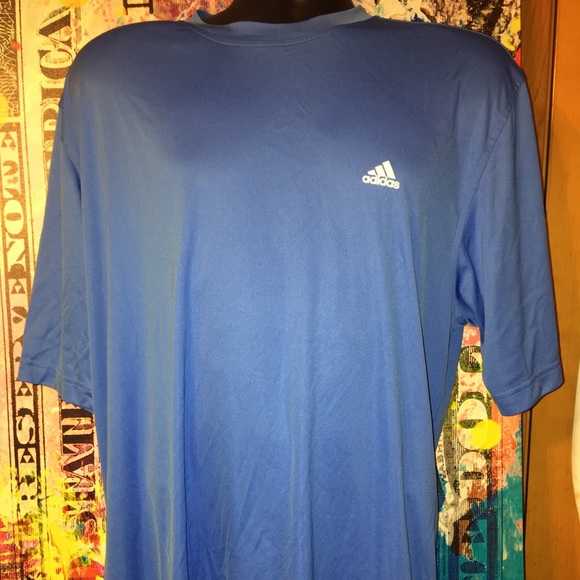 Men’s XXL Adidas Climalite Short Sleeve Tee - Picture 2 of 4